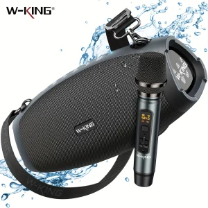 70W Bluetooth Speakers with Wireless Microphone,