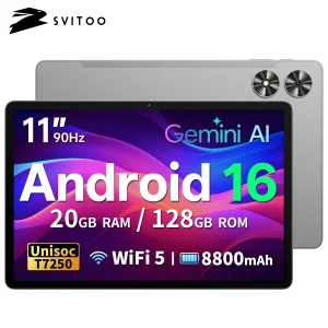 SVITOO Tablet 2026 Android 16 11 Inch 90Hz HD IPS Screen