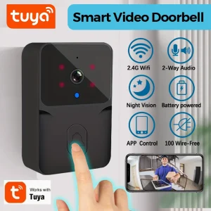 Wireless smart video doorbell, 2.4G WiFi