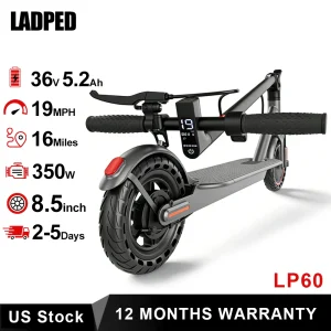 2026 LADPED LP60 Electric Scooter 350W Max 19mph